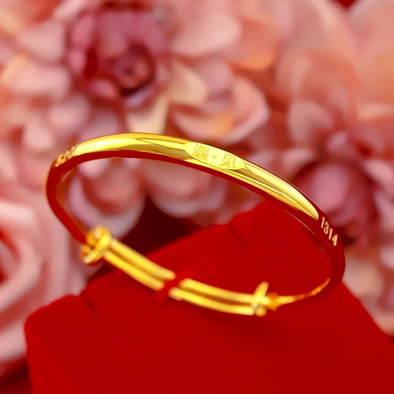 520 Love 24KT Bracelet Bangles - Fine Jewelry Woman Girl Birthday Wedding Gift