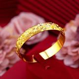 Matte Star 24KT Bracelet Bangles for Women - Fine Jewelry Gift