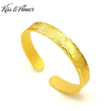 Dragon Phoenix 24KT Bracelet Bangle 10mm Wedding Gift