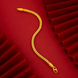Dragon Bone 24KT 5mm Chain Bracelet