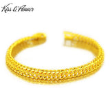 BR120 24KT Chain Bracelet Fine Jewelry Gift