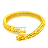 BR120 24KT Chain Bracelet Fine Jewelry Gift