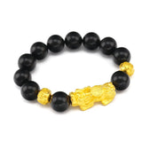 Vintage PIXIU 12/18mm Bead 24KT Bracelet