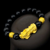 Vintage PIXIU Bead 24KT Bracelet - Couple Birthday Wedding Gift