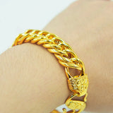 24KT Chain Bracelet Hot Man Boy Father Gift