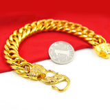 24KT Chain Bracelet Hot Man Boy Father Gift