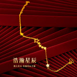 BR14 Stars Slim Chain 24KT Bracelet