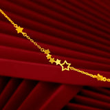 BR14 Stars Slim Chain 24KT Bracelet