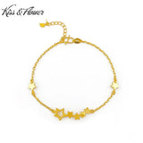 BR14 Stars Slim Chain 24KT Bracelet