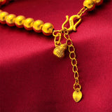24KT Calabash Beads Chain Bracelet Gift