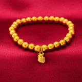 BR157 Cat Beads Chain Bracelet for Women