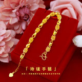BR17 Lantern 24KT Chain Bracelet Fine Jewelry Gift