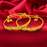Peacock 24KT Resizable Bracelet Bangle for Woman