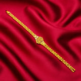 BR177 24KT Hollow Watch Chain Bracelet