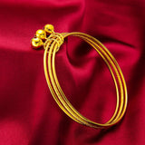 BR179 24KT Bracelet Bangle for Woman, Birthday Wedding Gift