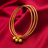 BR179 24KT Bracelet Bangle for Woman, Birthday Wedding Gift
