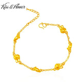 24KT Horse Key Crown Bracelet for Her