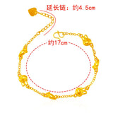 24KT Horse Key Crown Bracelet for Her