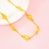 24KT Horse Key Crown Bracelet for Her