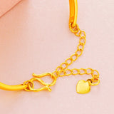 Vintage Phoenix Peacock 24KT Bracelet Bangle