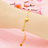 Butterfly 24KT Bracelet for Woman Bride Girl Birthday Wedding Gift