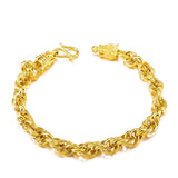Vintage Dragon Bead 24KT Bracelet for Man Father Birthday Wedding