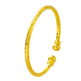 Vintage 24KT Open Bracelet Bangle for Women Girl Bride