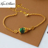 Vintage PIXIU Coin 24KT Bracelet for Women