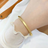 Vintage Square 24KT Bracelet Bangle for Women