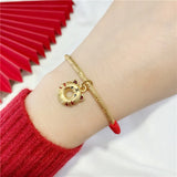 Vintage Tiger 24KT Bracelet Bangle for Women - Fine Jewelry for Bride