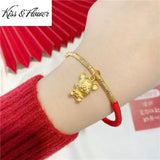 Vintage Tiger 24KT Bracelet Bangle for Women - Fine Jewelry for Bride