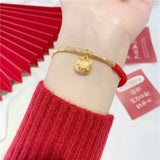 Vintage Tiger 24KT Bracelet Bangle for Women - Fine Jewelry for Bride