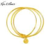 BR27 24KT Bracelet Bangle for Women Girl Birthday Wedding Gift
