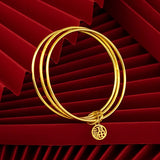 BR27 24KT Bracelet Bangle for Women Girl Birthday Wedding Gift