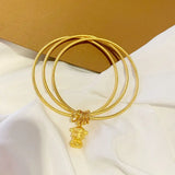 BR270 24KT God of Wealth Bracelet Bangle