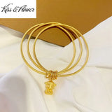 BR270 24KT God of Wealth Bracelet Bangle