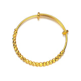 BR288 Laser Bead 24KT Bracelet Bangle for Women Girl Bride