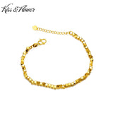 BR289 Laser Beads 24KT Bracelet for Woman Girl Bride