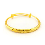 BR29 Star Metor Resizable 24KT Bracelet Bangle