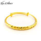 BR29 Star Metor Resizable 24KT Bracelet Bangle