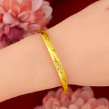 BR29 Star Metor Resizable 24KT Bracelet Bangle