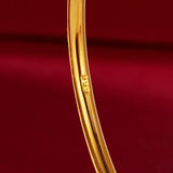 BR290 Ginkgo Get Rich 24KT Bracelet Bangle