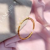 BR294 Rhombus 24KT Bracelet Bangle