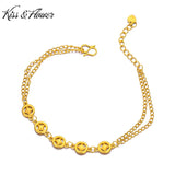 BR298 24KT Fortune Coin Bracelet for Wedding Party