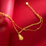 BR299 Calabash 24KT Bracelet for Women - Party Birthday Wedding Gift