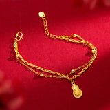 BR299 Calabash 24KT Bracelet for Women - Party Birthday Wedding Gift