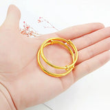 Fine Jewelry 24KT Bracelet Bangle for Child Birthday Gift