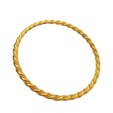 BR300 Fine Woman Girl Bride Party Wedding Gift 24KT Bracelet Bangle