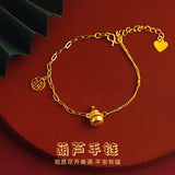 Calabash 24KT Bracelet for Women, Bride, Party, Wedding Gift