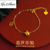 Calabash 24KT Bracelet for Women, Bride, Party, Wedding Gift